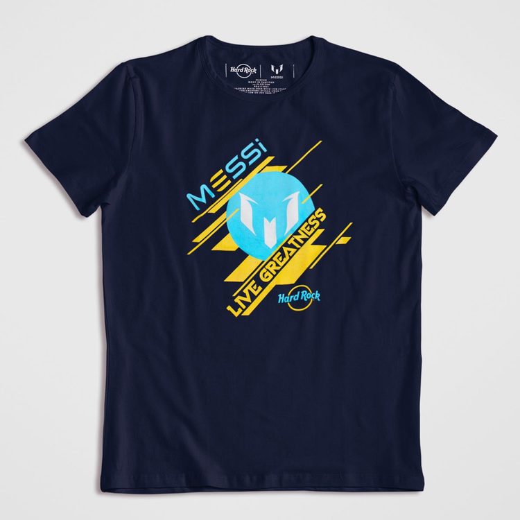 Messi Adult Fit Navy Tee image number 2
